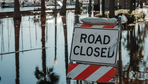 Commerce fermé après un dégât d'eau, exemple de perte d'exploitation