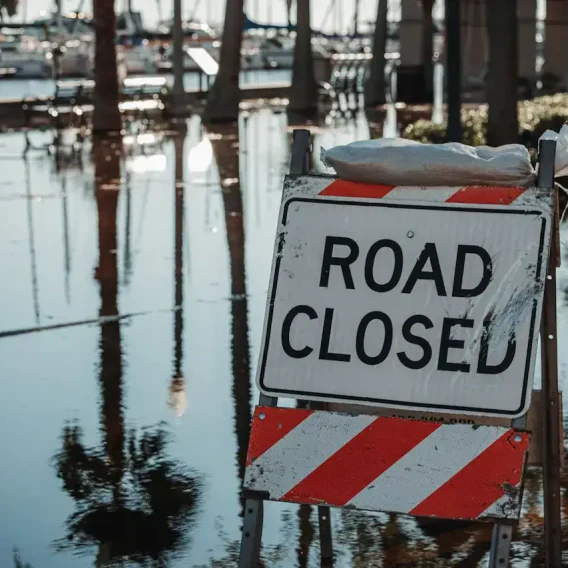 Commerce fermé après un dégât d'eau, exemple de perte d'exploitation